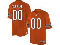 Chicago Bears Customized Men's Alternate Jersey - Orange Nike NFL Limited