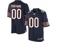 Chicago Bears Customized Men's Home Jersey - Navy Blue Nike NFL Limited