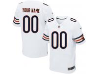 Chicago Bears Customized Men's Road Jersey - White Nike NFL Elite