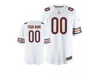Chicago Bears Customized Youth Road Jersey - White Nike NFL Limited