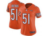 Chicago Bears Dick Butkus Women's Limited Orange Jersey - #51 Football 100th Season Alternate