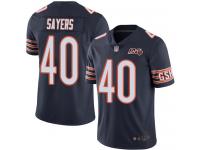 Chicago Bears Gale Sayers Men's Limited Navy Blue Jersey - #40 Football 100th Season Home