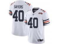 Chicago Bears Gale Sayers Men's Limited White Jersey - #40 Football 100th Season