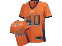Chicago Bears Gale Sayers Women's Jersey - Orange Drift Fashion Nike NFL #40 Game