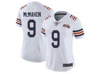 Chicago Bears Jim McMahon Women's Limited White Jersey - #9 Football 100th Season