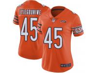 Chicago Bears Joel Iyiegbuniwe Women's Limited Orange Jersey - #45 Football 100th Season Alternate