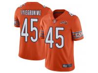 Chicago Bears Joel Iyiegbuniwe Youth Limited Orange Jersey - #45 Football 100th Season Alternate