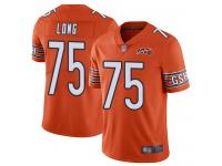 Chicago Bears Kyle Long Men's Limited Orange Jersey - #75 Football 100th Season Alternate