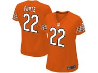 Chicago Bears Matt Forte Women's Alternate Jersey - Orange Nike NFL #22 Game