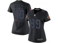 Chicago Bears Mike Ditka Women's Jersey - Black Impact Nike NFL #89 Game