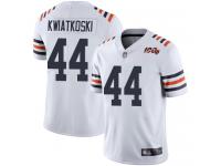 Chicago Bears Nick Kwiatkoski Men's Limited White Jersey - #44 Football 100th Season