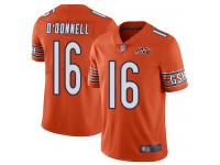 Chicago Bears Pat O'Donnell Men's Limited Orange Jersey - #16 Football 100th Season Alternate