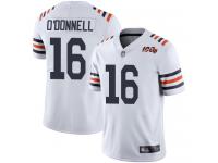 Chicago Bears Pat O'Donnell Men's Limited White Jersey - #16 Football 100th Season