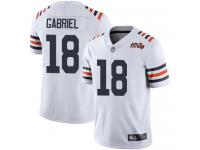 Chicago Bears Taylor Gabriel Men's Limited White Jersey - #18 Football 100th Season