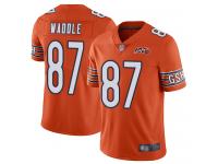 Chicago Bears Tom Waddle Men's Limited Orange Jersey - #87 Football 100th Season Alternate