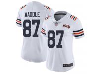 Chicago Bears Tom Waddle Women's Limited White Jersey - #87 Football 100th Season