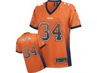 Chicago Bears Walter Payton Women's Jersey - Orange Drift Fashion Nike NFL #34 Game
