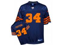 Chicago Bears Walter Payton Youth Alternate Jersey - 1940s Throwback Navy Blue Reebok NFL #34 Replica