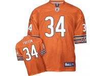 Chicago Bears Walter Payton Youth Alternate Jersey - Throwback Orange Reebok NFL #34 Authentic