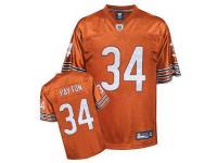 Chicago Bears Walter Payton Youth Alternate Jersey - Throwback Orange Reebok NFL #34 Replica