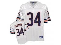 Chicago Bears Walter Payton Youth Road Jersey - Throwback White Reebok NFL #34 Replica