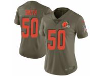 Chris Smith Women's Cleveland Browns Nike 2017 Salute to Service Jersey - Limited Green