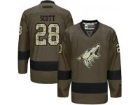 Coyotes #28 John Scott Green Salute to Service Stitched NHL Jersey