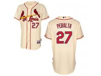Cream Jhonny Peralta Men #27 Majestic MLB St. Louis Cardinals Cool Base Alternate Jersey