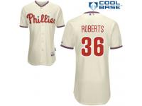 Cream Robin Roberts Men #36 Majestic MLB Philadelphia Phillies Cool Base Alternate Jersey