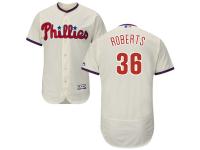Cream Robin Roberts Men #36 Majestic MLB Philadelphia Phillies Flexbase Collection Jersey
