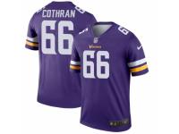 Curtis Cothran Men's Minnesota Vikings Nike Jersey - Legend Vapor Untouchable Purple