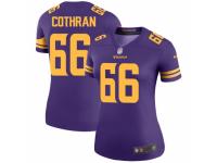 Curtis Cothran Women's Minnesota Vikings Nike Color Rush Jersey - Legend Vapor Untouchable Purple
