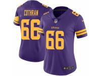 Curtis Cothran Women's Minnesota Vikings Nike Color Rush Jersey - Limited Purple