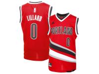 Damian Lillard Portland Trail Blazers adidas Youth Road Replica Jersey - Red