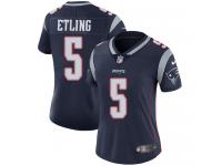 Danny Etling Women's Limited Navy Blue Jersey Nike NFL New England Patriots Vapor Untouchable Home #5