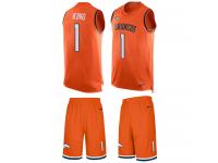 Denver Broncos Marquette King Men's Limited Orange Nike Jersey - #1 NFL Tank Top Suit