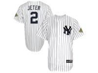 Derek Jeter New York Yankees 1996 Replica World Series Jersey C White