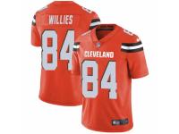 Derrick Willies Men's Cleveland Browns Nike Alternate Vapor Untouchable Jersey - Limited Orange