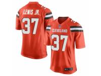 Donnie Lewis Jr. Men's Cleveland Browns Nike Alternate Jersey - Game Orange