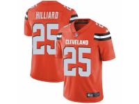 Dontrell Hilliard Men's Cleveland Browns Nike Alternate Vapor Untouchable Jersey - Limited Orange