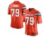Drew Forbes Men's Cleveland Browns Nike Alternate Jersey - Game Orange
