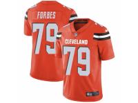 Drew Forbes Men's Cleveland Browns Nike Alternate Vapor Untouchable Jersey - Limited Orange