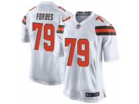 Drew Forbes Men's Cleveland Browns Nike Jersey - Game White