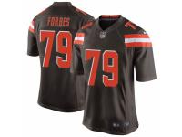 Drew Forbes Men's Cleveland Browns Nike Team Color Jersey - Game Brown