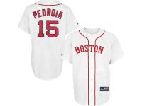 Dustin Pedroia Boston Red Sox Majestic Replica Player Baseball Jersey - White