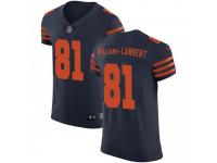 Elite Men's Jordan Williams-Lambert Chicago Bears Nike Alternate Vapor Untouchable Jersey - Navy Blue