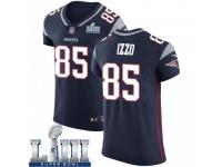 Elite Men's Ryan Izzo New England Patriots Nike Team Color Super Bowl LIII Vapor Untouchable Jersey - Navy
