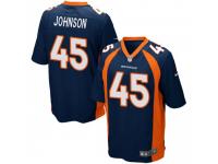 Game Men's Alexander Johnson Denver Broncos Nike Alternate Jersey - Navy Blue
