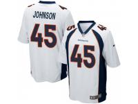 Game Men's Alexander Johnson Denver Broncos Nike Jersey - White