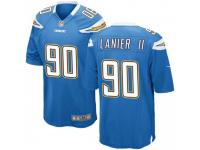 Game Men's Anthony Lanier II Los Angeles Chargers Nike Powder Alternate Jersey - Blue